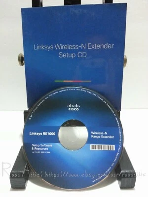 Cisco Linksys RE1000 Wireless N-Range Extender Software Install & Setup CD v1.0 - Image 1 of 3