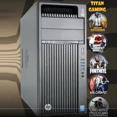 HP Z440 Gaming PC, 6-Core 1650v3, 64GB Ram, 1TB SSD, Nvidia RTX 4060, Windows 11 - Immagine 1 di 4