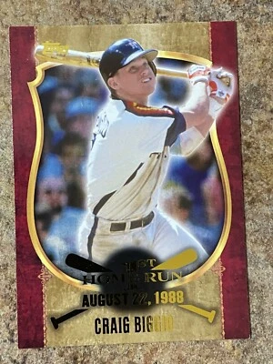 2015 Topps FHR-4 Gold1st Home Run Craig Biggio - Houston Astros - Image 1 of 2