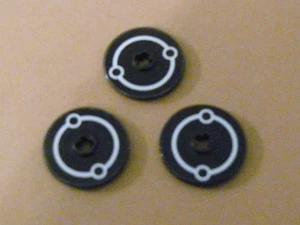 Lego 1 x 3 black technic disk set 7694 ref  2723pb037 - Imagen 1 de 1