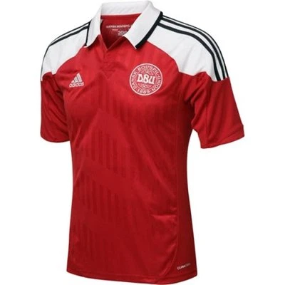 CAMISETA DE FUTBOL DINAMARCA 2012 LOCAL (XL,L) ADIDAS ROJA/BLANCA MANGA S/CAMISETA DE FUTBOL Foto 1 de 4