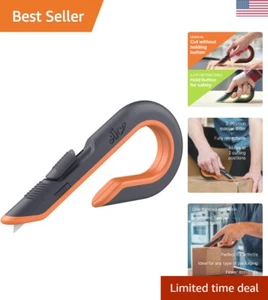 Stylish and Safe Manual Box Cutter with Locking Ceramic Blade – Durable Design - Picture 1 of 9