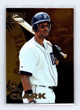 1996 Pinnacle Zenith Tony Clark  #106 Detroit Tigers Baseball Base Rookie