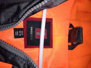 boys coat orange/blue - Picture 1 of 2