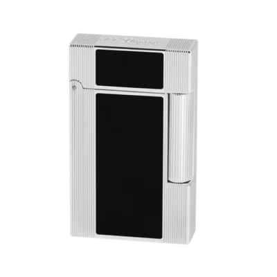 S.T. Dupont Line 2, Accendino Palladio e Lacca Nera, 016380 (16380) Nuovo con scatola - Immagine 1 di 4