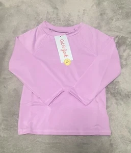 Cat & Jack Lavender Long Sleeve Rash Guard For Toddler 2T - Picture 1 of 5