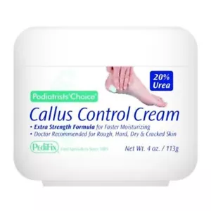 Pedifix Podiatrists Choice 20% Urea Callus Control Extra Strength Foot Cream 4oz - Picture 1 of 1