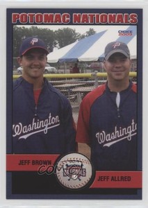 2009 Choice Potomac Nationals Jeff Brown Jeff Allred #31