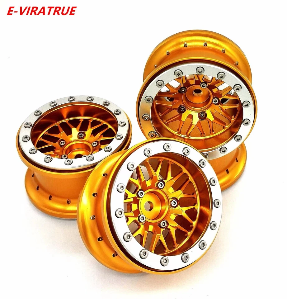 E-VIRATRUE 2.2''Alu Wheel For Axial SCX10&TRAXXAS TRX-4 Sport High Trail Edition - Image 1 of 1