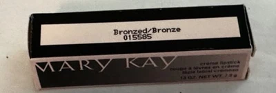 New In Box Mary Kay Creme Lipstick Bronzed Bronze 015585 Full Size - Image 1 of 3