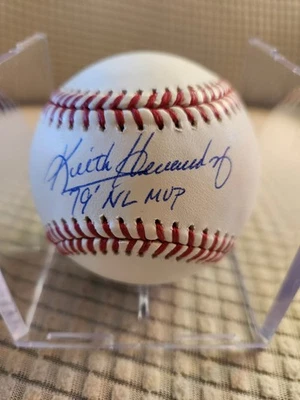 Béisbol firmado por Keith Hernández con inscripción 79 NL MVP. Foto 1 de 2