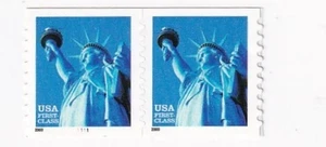 STAMP US SCOTT 3453 "Statue of Liberty" FIRST CLASS 34 CENT 2000 MNH PAIR W/PB# - Picture 1 of 1