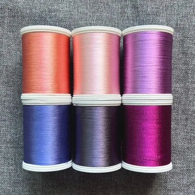 Nuevo lote de 6 - Máquina de rayón sulky bordado hilo de coser, 850 yd, rosa morado Foto 1 de 2