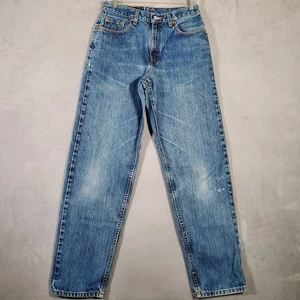 Pantalones de mezclilla Levis 560 para mujer 8M lavado medio calce suelto pierna recta mamá Y2K hechos en EE. UU. - Imagen 1 de 11