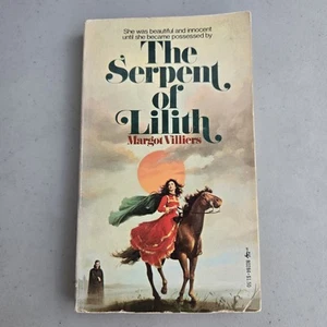 The Serpent of Lilith - Margot Villiers Occult Gothic Vintage Pb 1976 1st Print - Imagen 1 de 8
