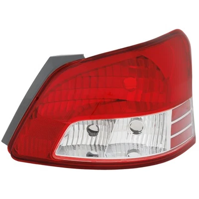 Halogen Tail Light For 2007-12 Toyota Yaris Base Sedan Left Clear/Red Lens CAPA - Imagem 1 de 4