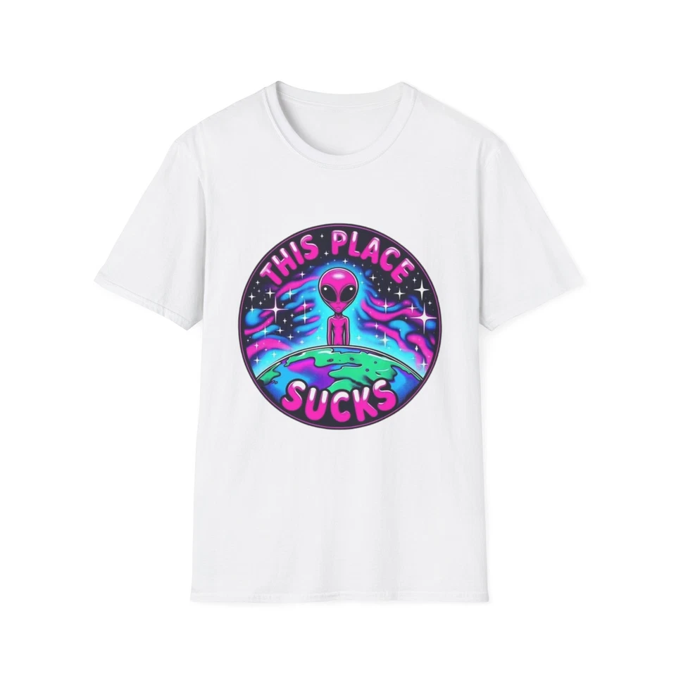 Camiseta This Place Sucks Alien unisex Foto 1 de 1