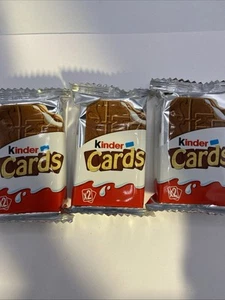 (3) KINDER BUENO CARDS Milk Chocolates And Crispy Wafers NEW!! - Picture 1 of 1