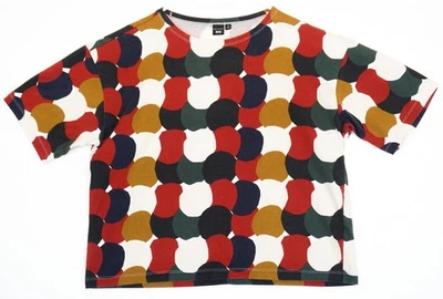 Camiseta Marimekko x Uniqlo Multicolor Lunares Cuadrada Talla M Foto 1 de 4