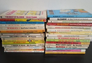 Lot of 32 Comic Book Paperbacks Family Circus, Wizard of id, Blondie and more - Bild 1 von 5