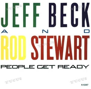 Jeff Beck And Rod Stewart - People Get Ready 7" (VG+) '* - Picture 1 of 1