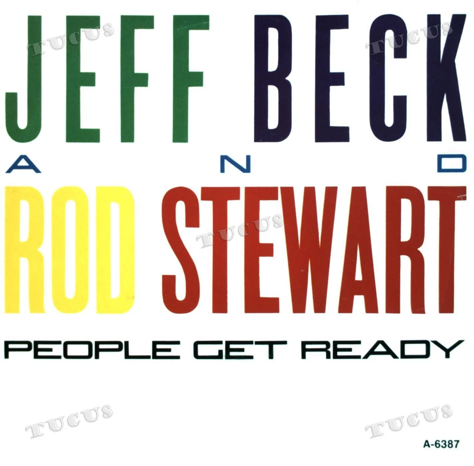 Jeff Beck And Rod Stewart - People Get Ready 7" (VG+) '* - Image 1 of 1