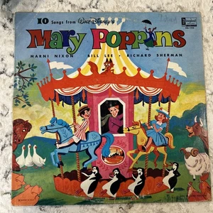 10 Songs From Walt Disney’s Mary Poppins 1964 Disneyland Records DQ-1256 - Picture 1 of 4