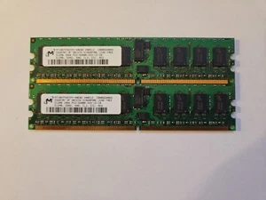 Micron 512mb DDR2 PC2-3200R Desktop RAM - Picture 1 of 1