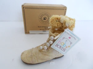 Boyds Bear Foot Friends Baby Gertie Step Back in Time Figurine Shoe 2002 - Picture 1 of 4