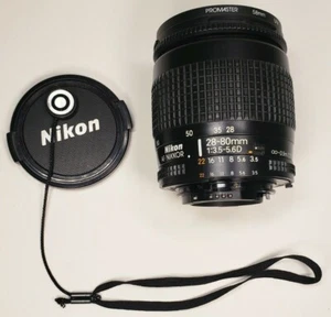 NIKON AF Nikkor 28-80mm f3.5-5.6 D lens in excellent condition w/ filter  - Picture 1 of 6