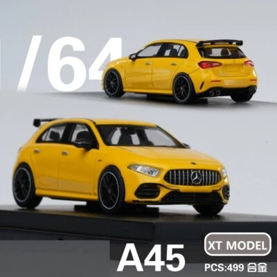 XT model 1:64 MB A45 Yellow Diecast Model Car - Image 1 of 2