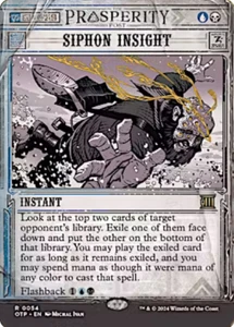 Siphon Insight Showcase Outlaws Of Thunder Junction Breaking News MTG Rare - Picture 1 of 1