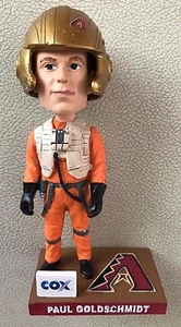 Paul Goldschmidt X-Wing Fighter Pilot Star Wars Bobblehead VERY RARE GOLD Helmet - Picture 1 of 2