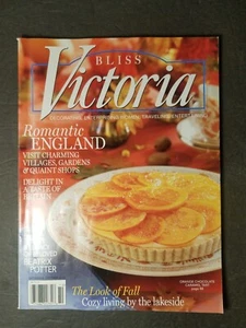 Bliss Victoria magazine Oct 2010 England, Fall Lakeside, Decor, Antiques Fashion - Picture 1 of 1