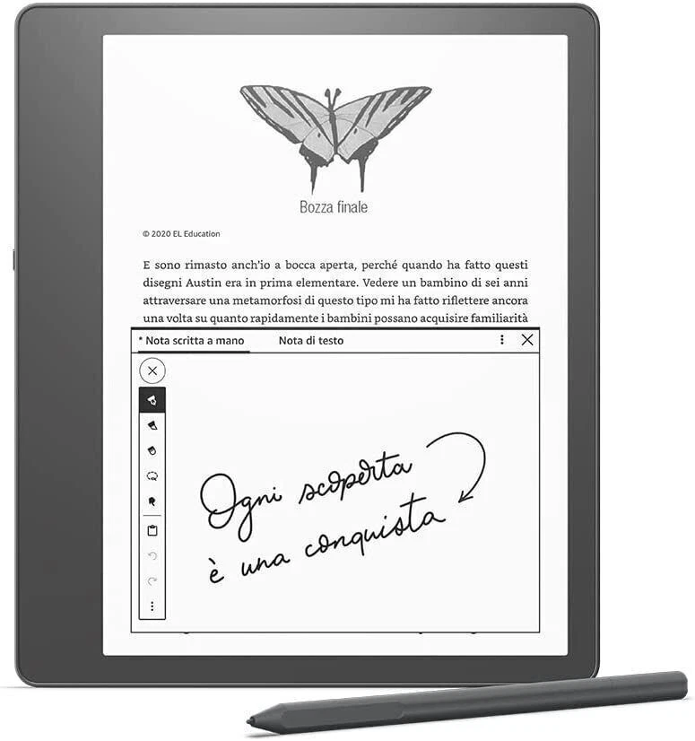 Amazon Kindle Scribe 1a Gen. 16GB, Wi-Fi, 10,2" - Grigio Tungsteno (con Penna Basic)