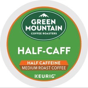 Green Mountain Half Caff Coffee 12 to 60 Keurig K cup Pods Pick Any Size - Picture 1 of 1