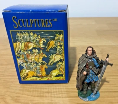 SCULPURES UK Skulpturen UK Handarbeit schottische Highlander Figur