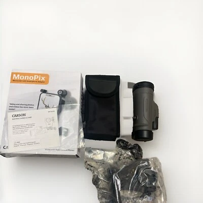 Carson Monopix 8x24mm Monocular w/ Smartphone Adapter MP-842IS - Image 1 of 4