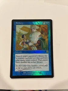 1x Bribery - Foil LP English Mercadian Masques MTG Magic - Picture 1 of 5