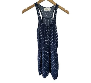 Abercrombie Kids Girl's Polka Dot Semi Sheer Racerback Smocked Waist Sundress L - Picture 1 of 5