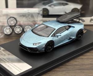 FY 1:64 Blue Cartelfunds LP610-4 Twin Turbo Sports Model Diecast Metal Car - Picture 1 of 13