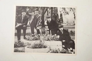 The Beatles Fan Club Print (N6R) Reproduced Photograph 9.5" x 7.5" Black & White - Picture 1 of 6
