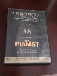 Rare The Pianist Promotional Screener DVD For Your Consideration Polanski Promo - Foto 1 di 4