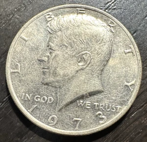 1973-P 50c Kennedy Half Dollar - AU - Picture 1 of 2