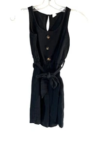 Shein Girls Romper Sleeveless Black Size 8-9 Yrs - Picture 1 of 6