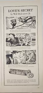 Caramelo de ron mantequilla salvavidas 1941 anuncio vintage 14 x 5 loves secret - Imagen 1 de 2