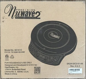NUWAVE 2 Precision Portable Induction Cooktop Model 30151 Open Box - Picture 1 of 2