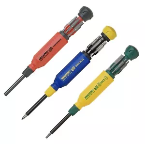 Megapro Original Tamperproof & Hex Multi Bit Screwdriver Set Torx Hex Phillips - Picture 1 of 8