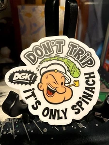 promo DGK Don't Trip Popeye skateboard sticker 3" matte - Picture 1 of 1