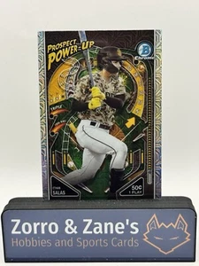 Ethan Salas 2024 Bowman Mega Box Chrome Prospect Power-Up #PP-11 Padres - Picture 1 of 2